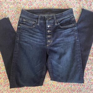 Joe’s Jeans The Charlie High-Rise Skinny Ankle Cropped Jeans Size 26 Dark Wash